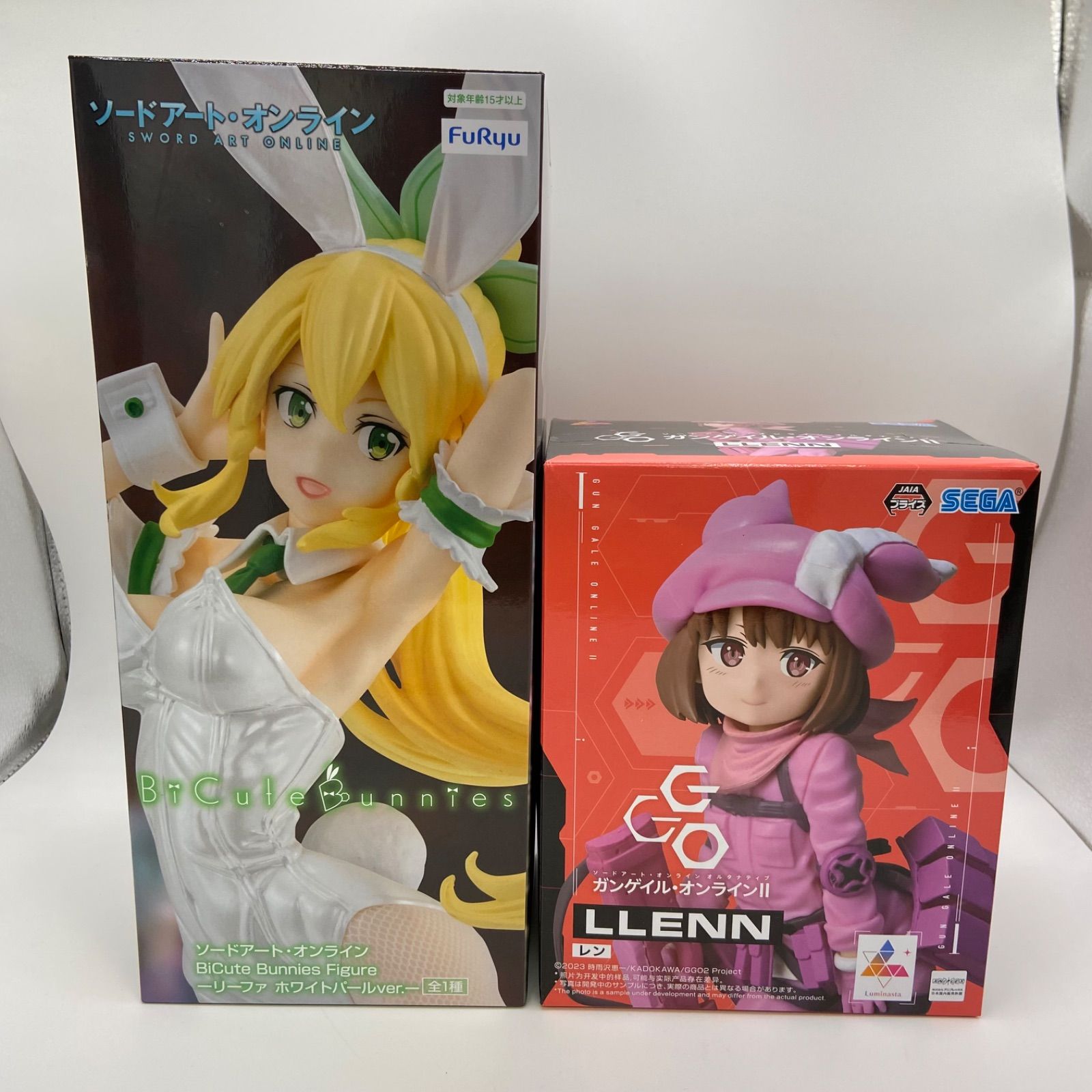 未開封 ソードアート・オンライン 2点セット オルタナティブ ガンゲイルオンラインⅡ LLENN レン Bicute bunnies figure  バニー フィギュア リーファ ホワイトパールver. プライズ フィギュア フリュー セガ Luminasta - メルカリ