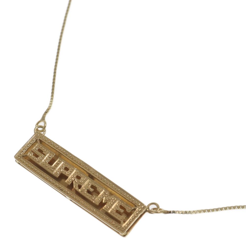 SUPREME 　2020年春夏 Name Plate 14K　ネックレス SUPREME 2020年春夏 Name Plate 14K ネックレス Supreme