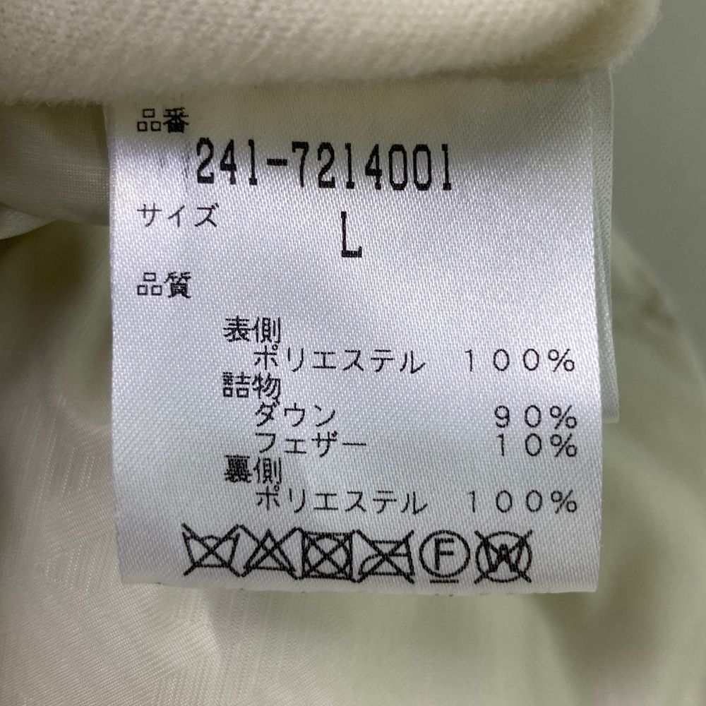 Callaway ダウンベスト　リバーシブル　Lサイズ ホワイト×ブラウン Callaway ダウンベスト リバーシブル Lサイズ ホワイト×ブラウン