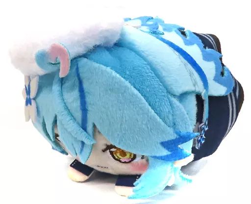 雑貨　雪花ラミィ でかころりん 「バーチャルYouTuber ホロライブ×東京スカイツリータウン 第二弾 ホロツリ2022 ～HOとする冬～ もちころりんガチャ」 A賞 中古】ぬいぐるみマスコット・ぬいぐるみバッジ 雪花ラミィ もち