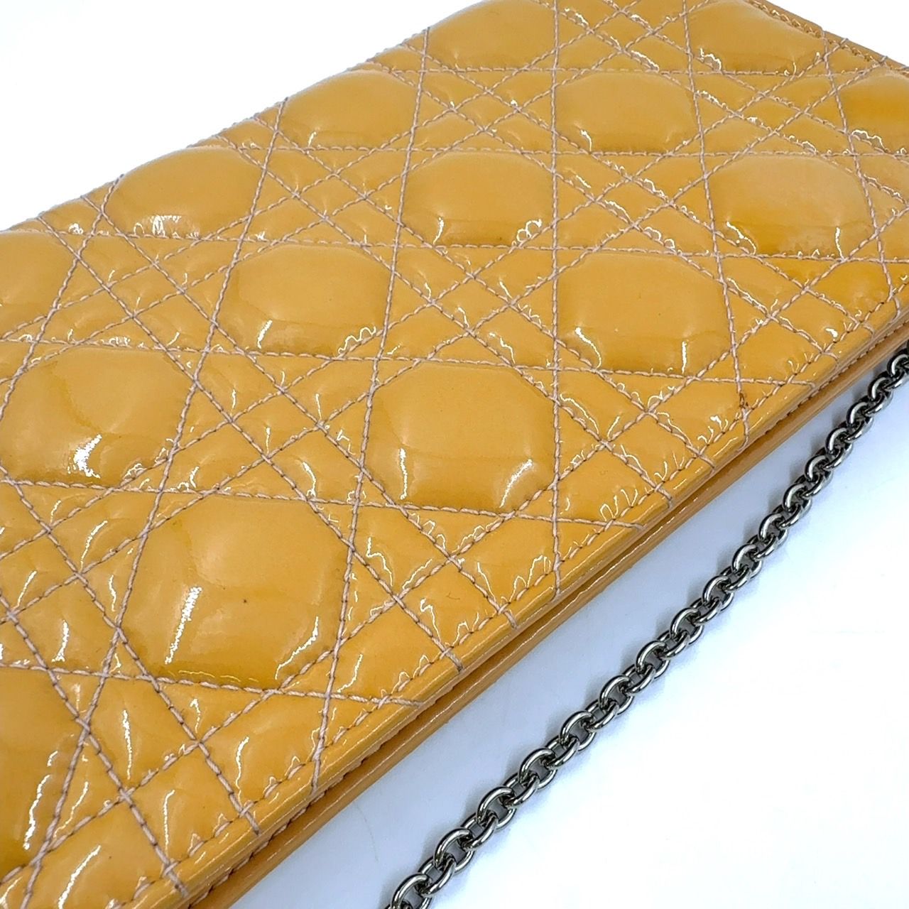 エナメルレザー イエロー