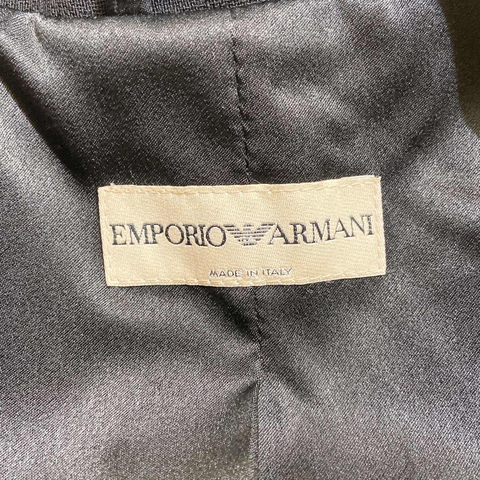 EMPORIO ARMANI エンポリオアルマーニ 大きめボタンジャケット フォーマル ブラック 38サイズ レディース