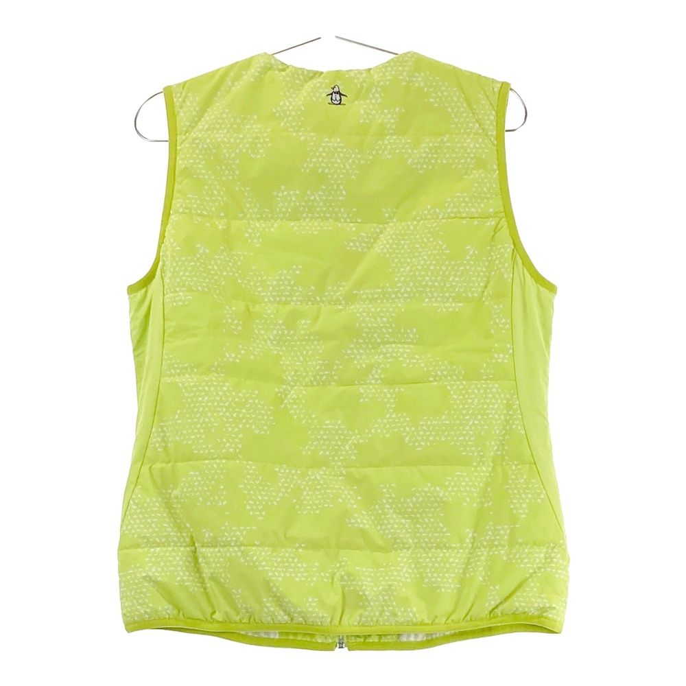 サイズ：M MUNSING WEAR マンシングウェア 3WAY 中綿ベスト 総柄