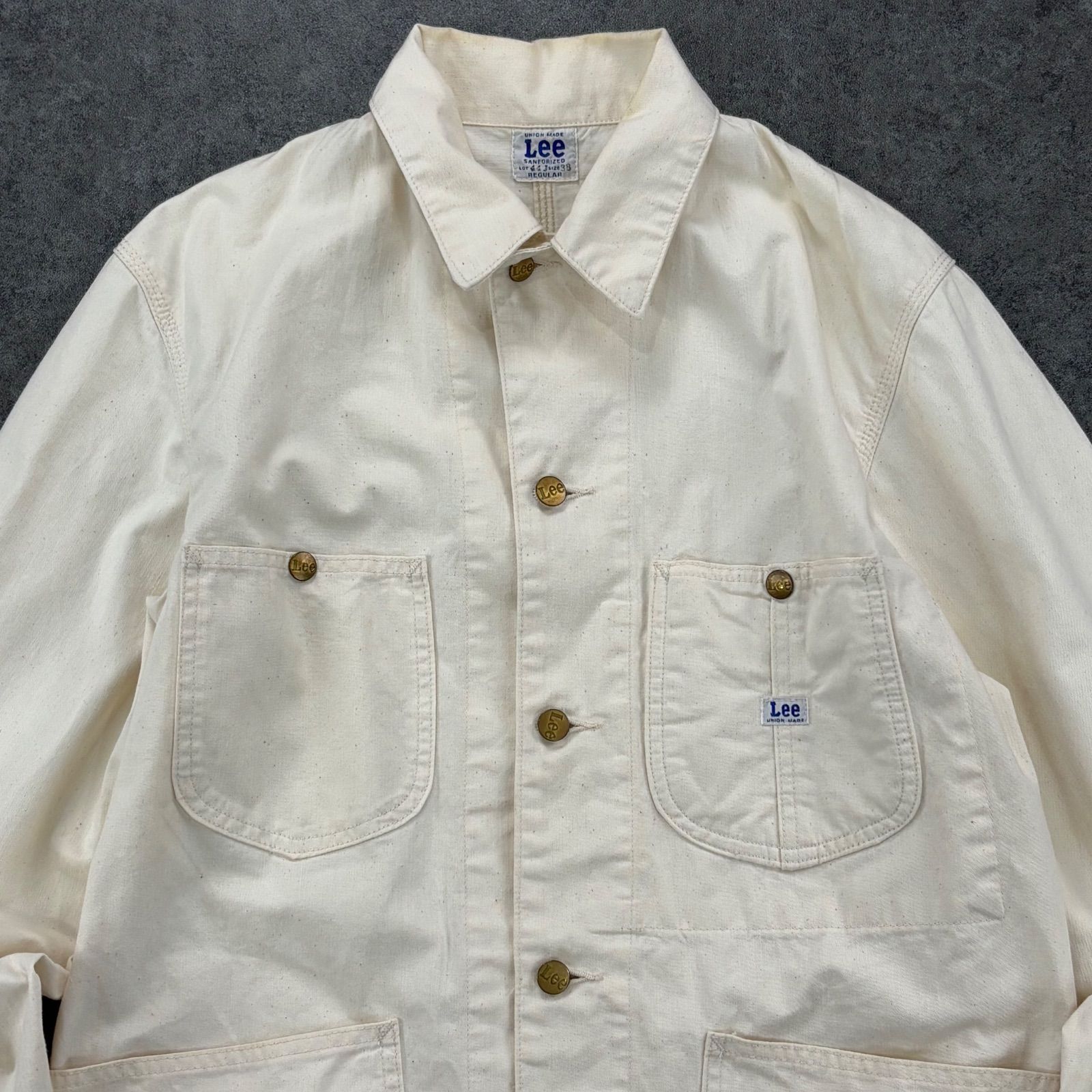 Lee Lot 44-J Coverall Jacket White LM5412 リー カバーオールジャケット ロコジャケット デニム ホワイト -  メルカリ