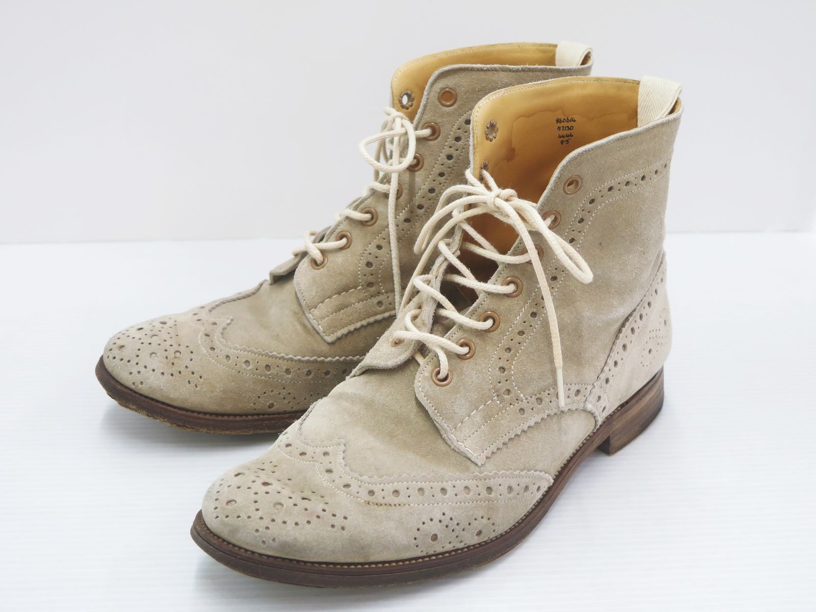 Tricker s トリッカーズ M7130 Paul Smith別注 スエード カントリーブーツ8.5