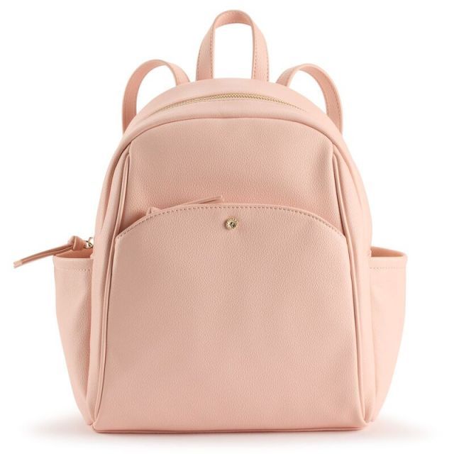 【送料無料】 LC Lauren Conrad レディース ハンドバッグ バッグ Women's LC Lauren Conrad Elene Functional Backpack Light Pink