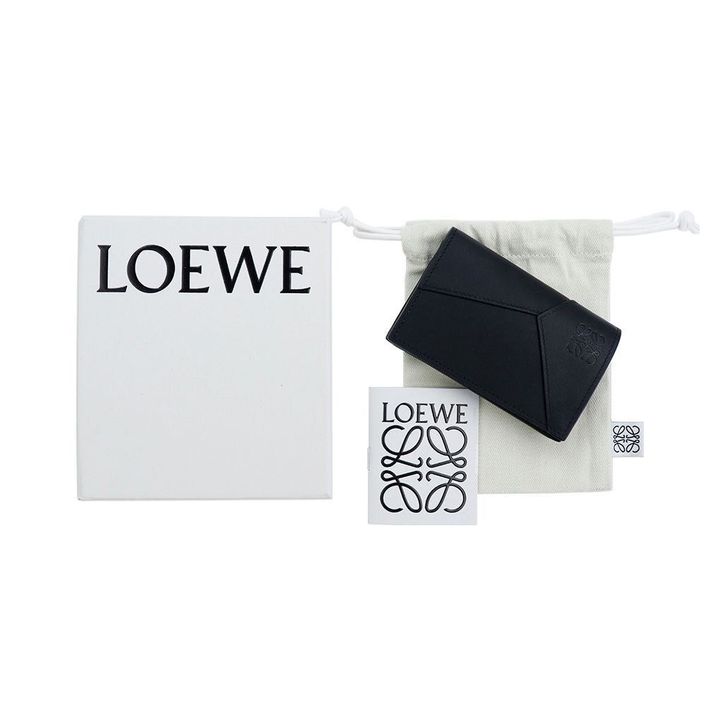 【新品】LOEWE(ロエベ) ビジネスカードホルダー ブラック ロエベ カードケース パズル ビジネスカードホルダー クラシック