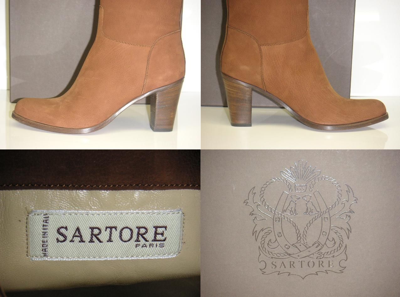 サイズ37 (23.5～24cm前後)□新品□サルトル SARTORE レザー乗馬ブーツ 