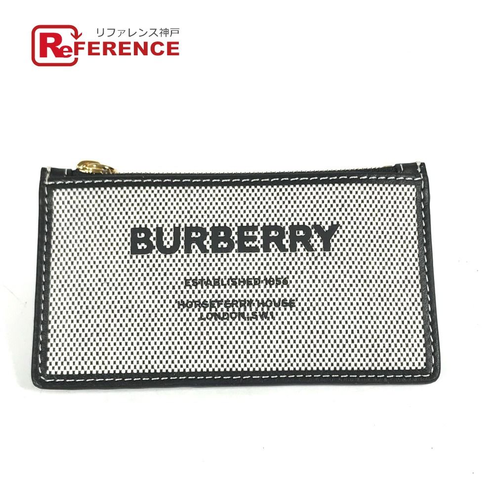 BURBERRY バーバリー コインケース ロゴ フラグメントケース 8041837 キャンバス/レザー