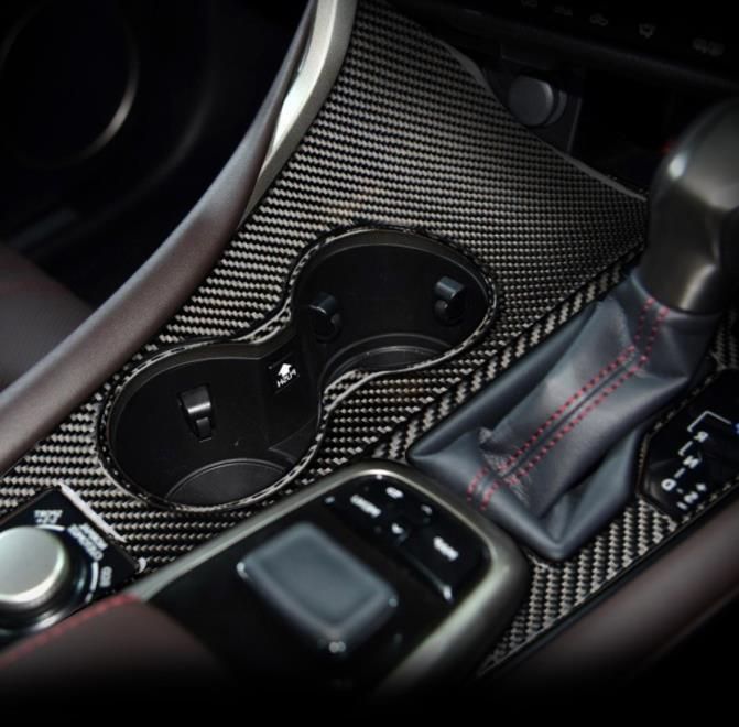 レクサス RX300 270 200T 450H 2015-2019年 内装インテリアステッカー 右ハンドル用 ギアシフトパネルカバー カーボン柄 FFCRYSTALESIA_COM