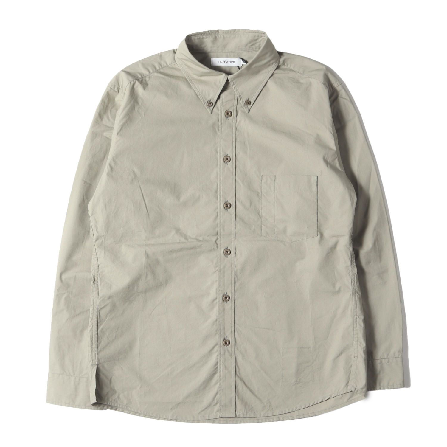 nonnative ダウンシャツサイズ1
