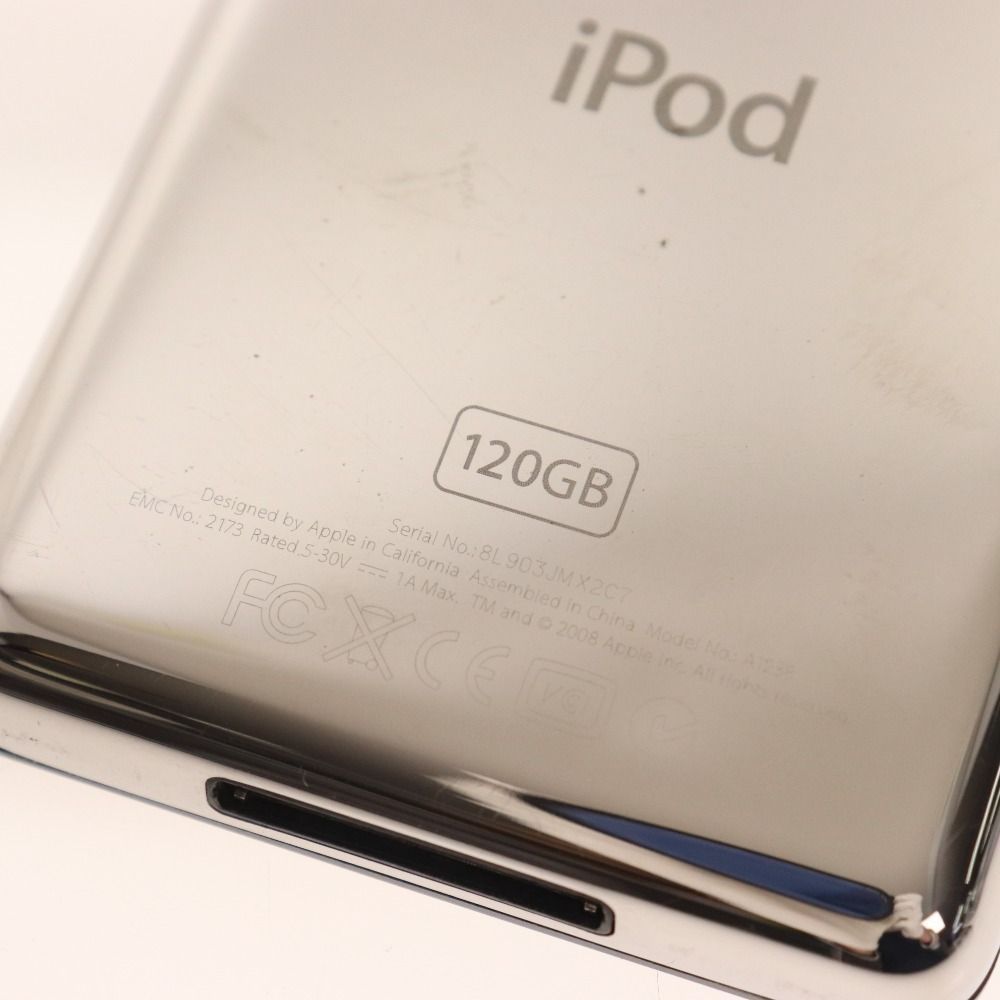 ジャンク Apple iPod classic 120GB A1238 シルバー MB562J iPod 120GB