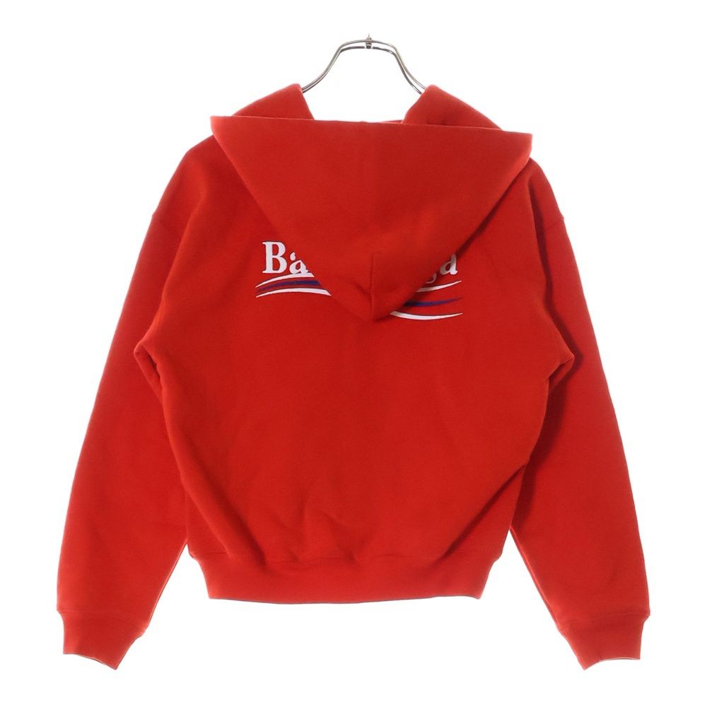 バレンシアガ キャンペーンロゴ パーカー balenciaga 。 美品✨】BALENCIAGA バレンシアガ キャンペーンロゴ パーカー黒