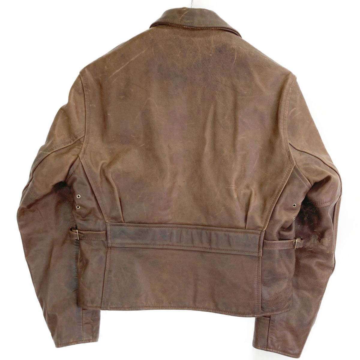 入手困難✨ エアロレザー レザージャケット ホースハイド ブラウン系 AEROLEATHER エアロレザー LIMITED EDITION ブラウン ホース