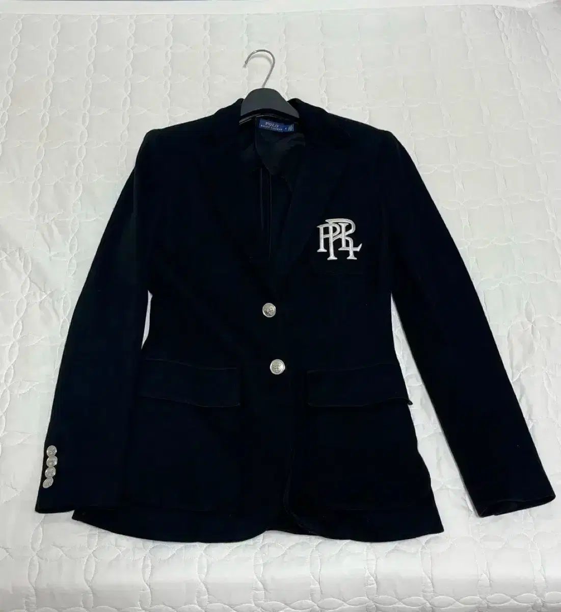 ほぼ ポロ ラルフローレン ジャケット ダブル ニット ジャカード ブレザー 定価45万円
