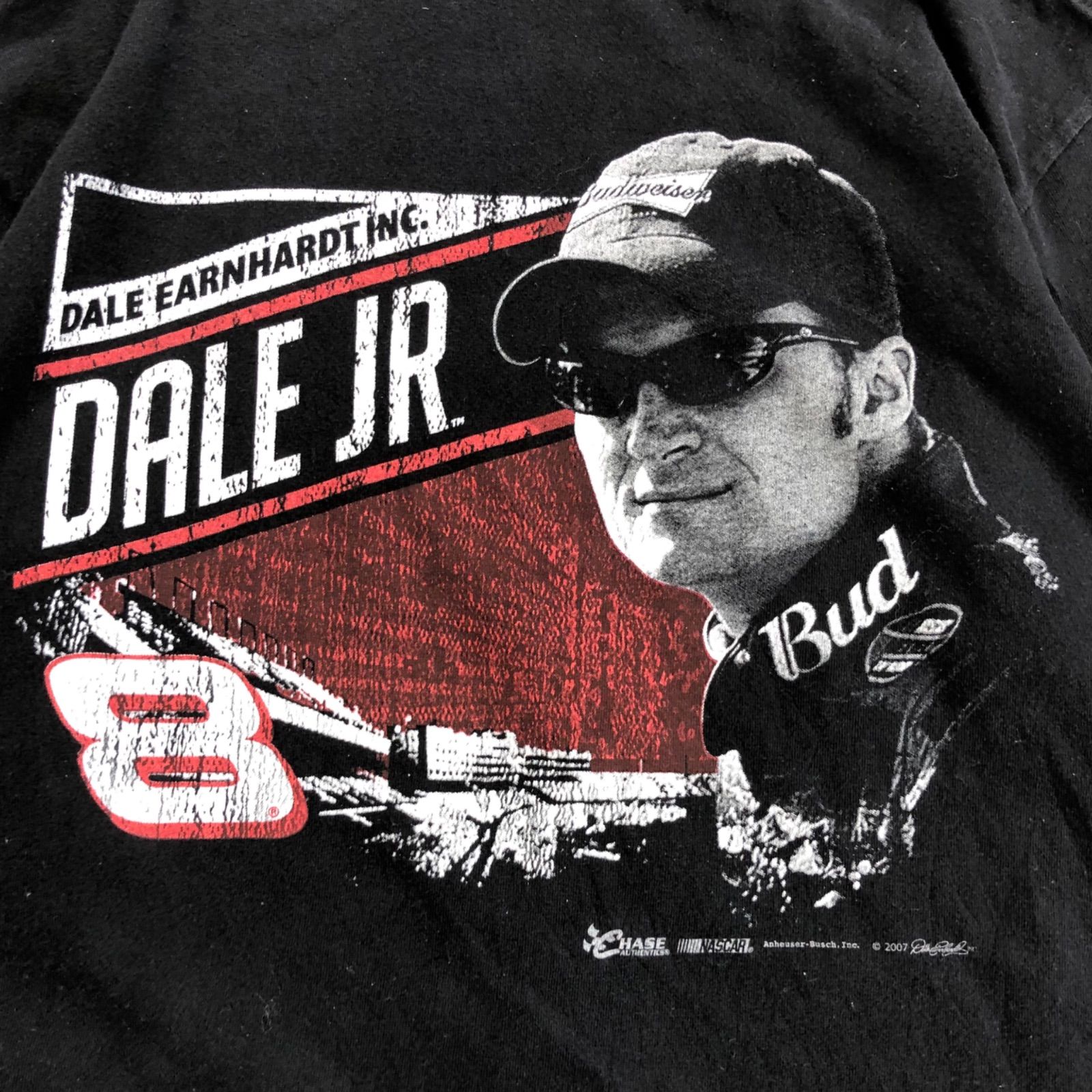 CHASE AUTHENTICS ポケットTシャツ プリント Dale Earnhardt Jr
