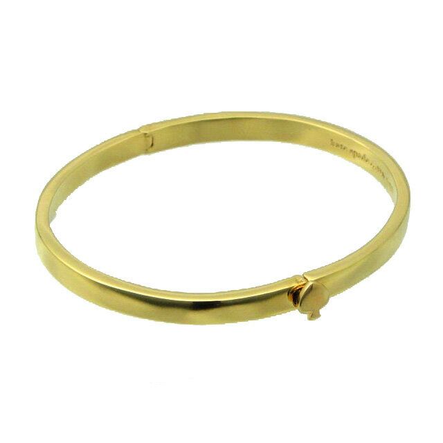 ケイトスペード THIN HINGE BANGLE スペードモチーフ バングル ブレスレット ゴールド