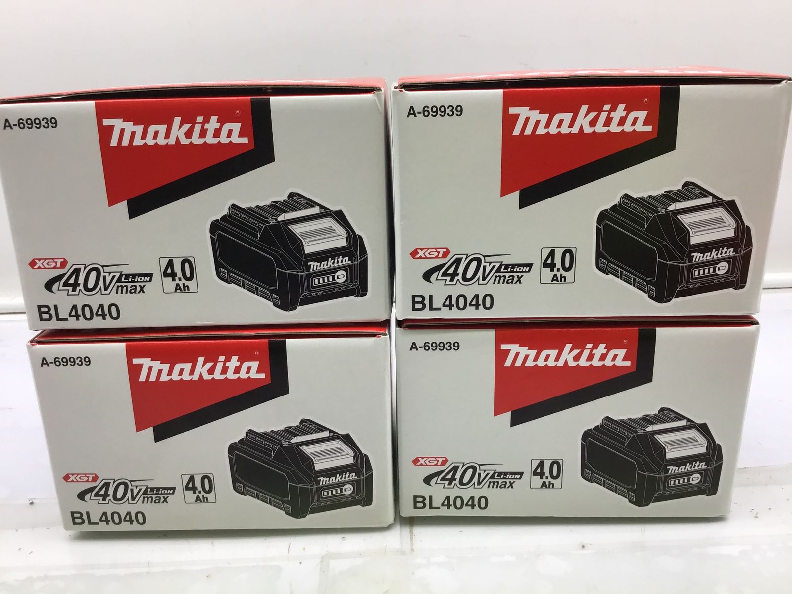 ♥ Makita|マキタ 40vmax4.0Ahバッテリー4個セット BL4040 ITFZET0I5HVY エコツール笠寺店 M02 WWW_NOITHATQUANGTHANH_NET