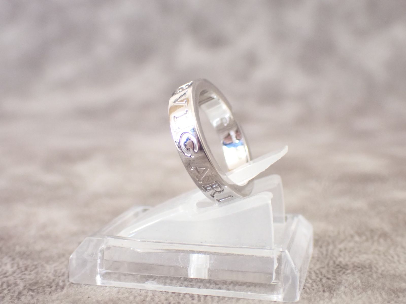 ブルガリ BVLGARI フェディリング Pt950 プラチナ 48号 結婚指輪 