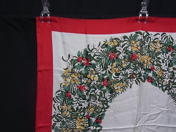 新品同様 ディオール ミニスカーフ トロッター柄 47×47 ネイビー ホワイト