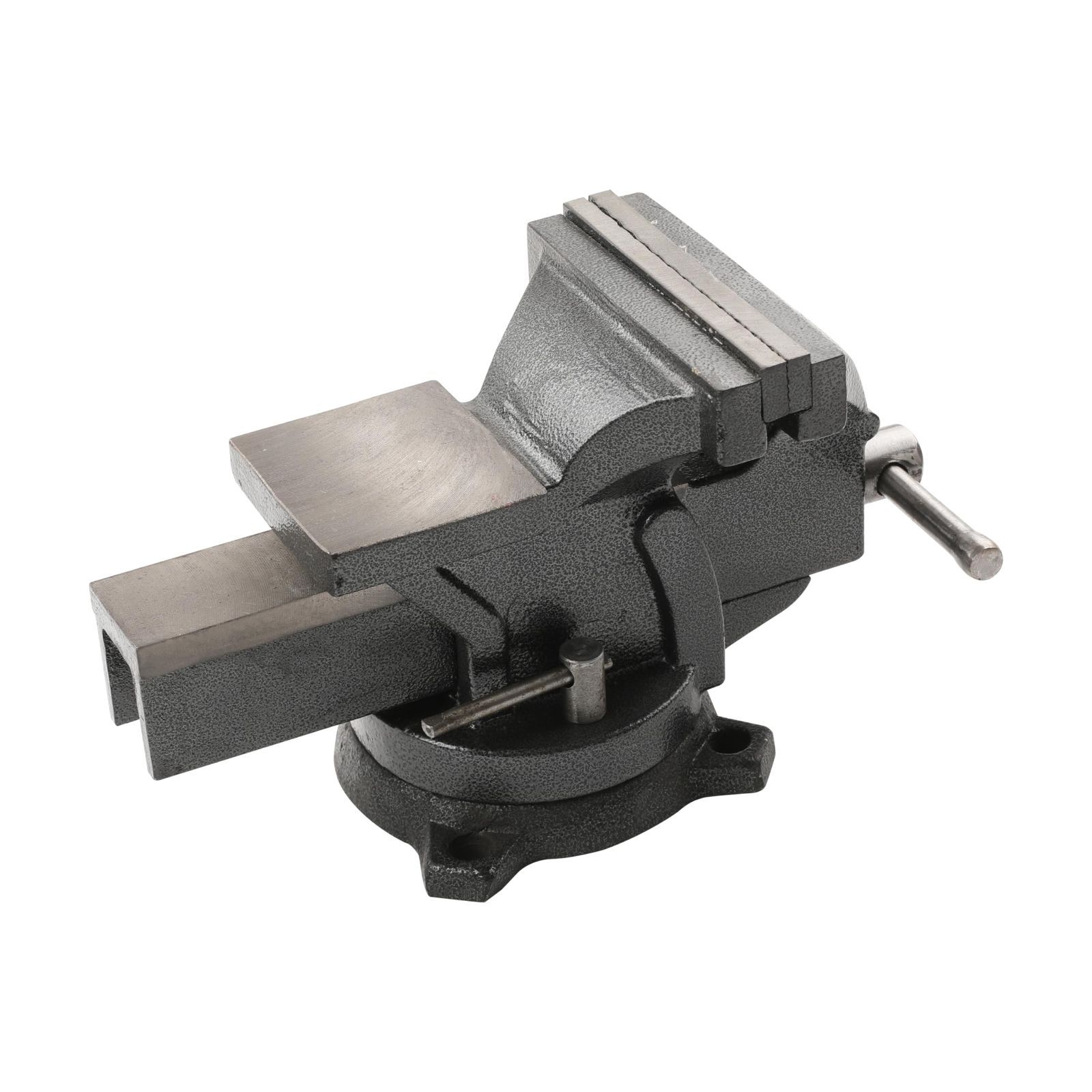 商品 360度回転 口幅 100mm 卓上万力 最大開口 75mm 360度回転 作業台 ベンチバイス アンヴィルバイス 回転 加工 STEELMIGHT 固定 テーブルリードバイス 黒色…