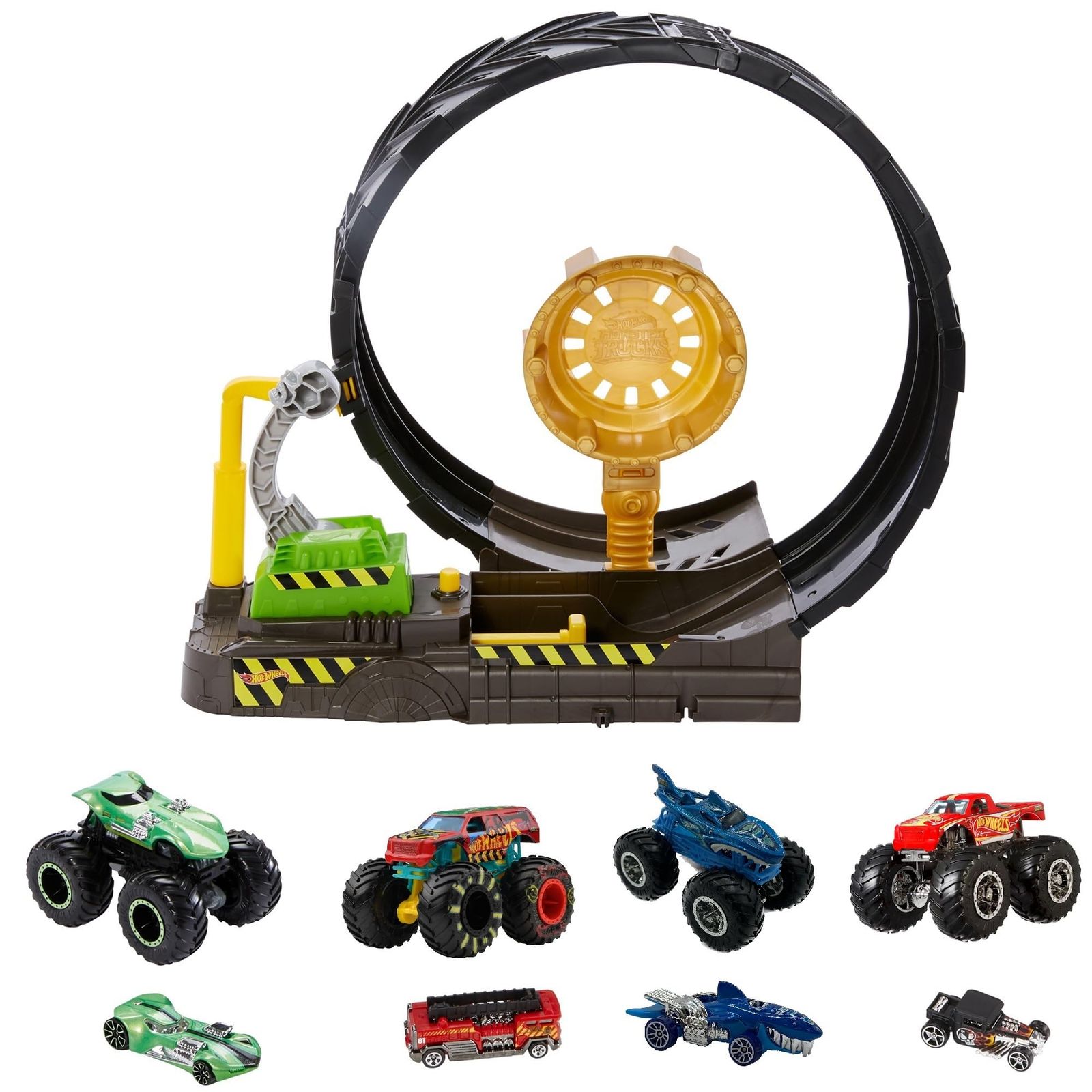 ホットウィールくじ Hot Wheels MONSTER TRUCKS 4種セット ホット