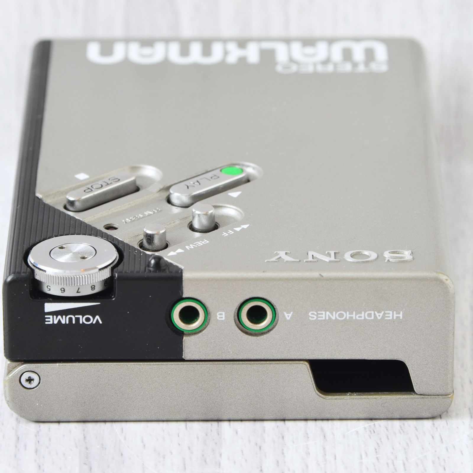 SONY WALKMAN WM-2 カセットウォークマン 銀 整備済 完動品