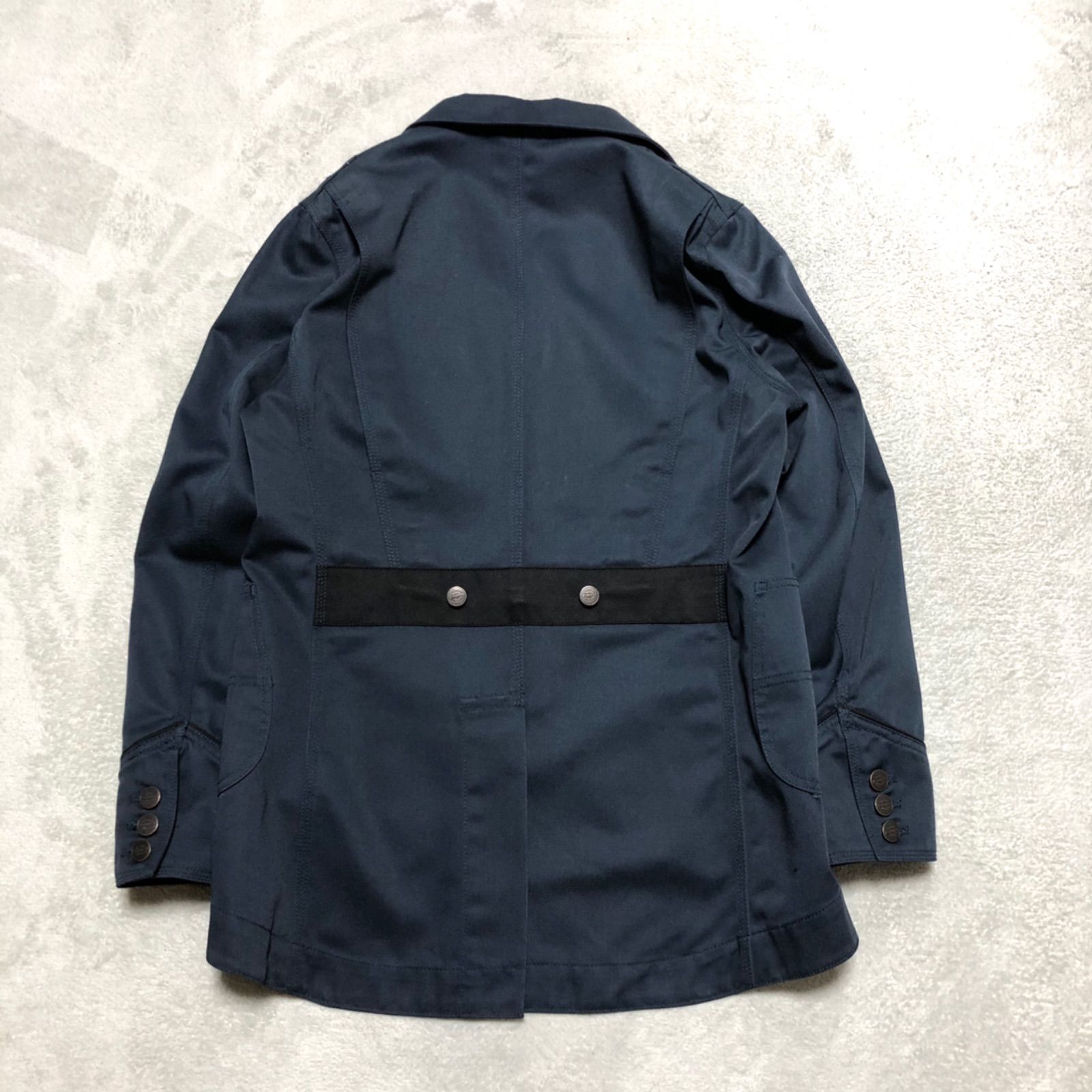 The Stylist Japan × Dickies セットアップ スーツ テーラードジャケット × ワークパンツ クロップドパンツ タキシード  燕尾 本切羽 Sサイズ ネイビー ザスタイリストジャパン ディッキーズ - メルカリ