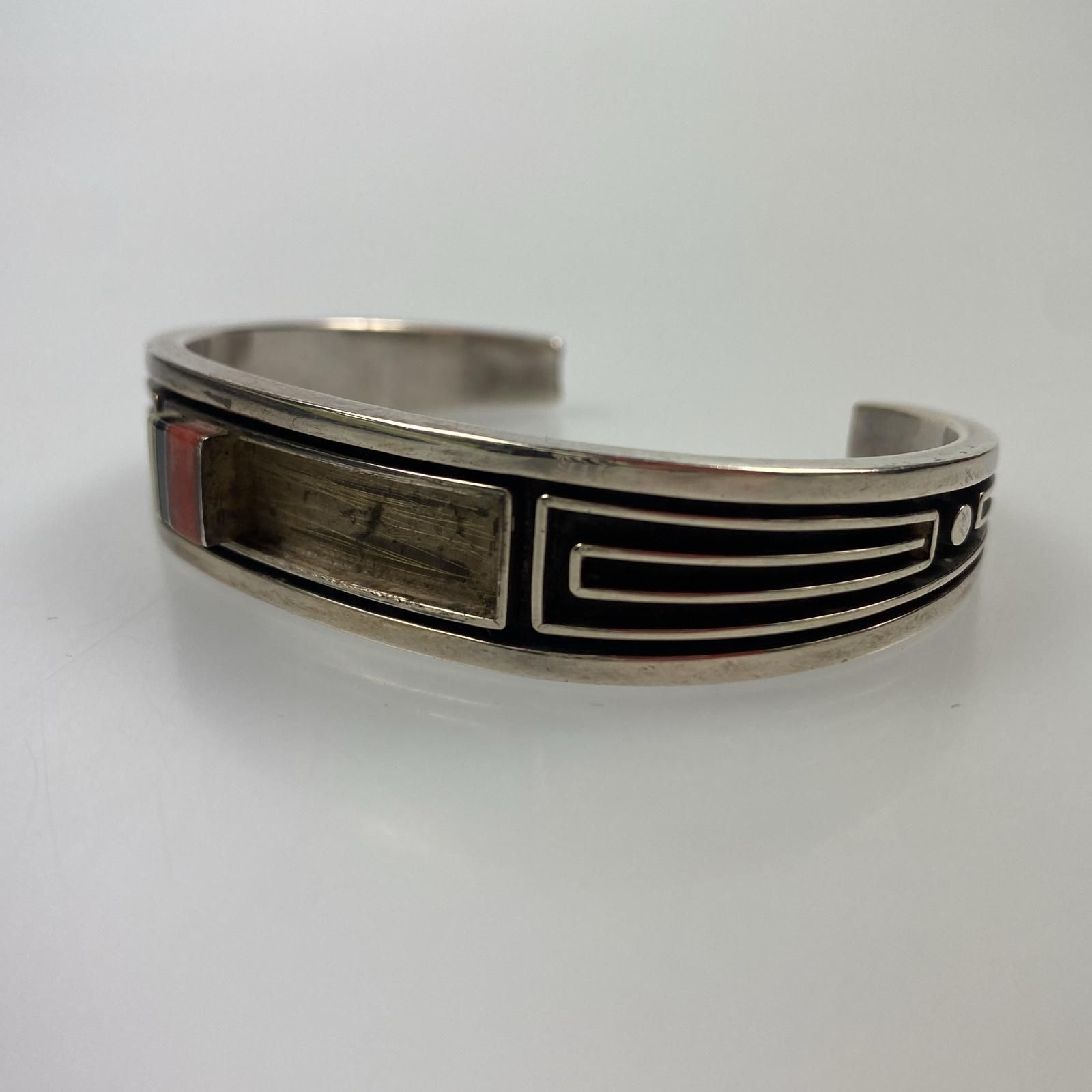 姫路東店 NAVAJO ナバホ族 | ナバホゾク ブレスレット ターコイズ|インレイ|オーバーレイ Albert Nells作 ターコイズ シルバー 134