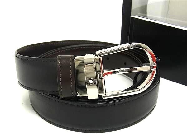MONTBLANC ブラックレザーベルト　美品 ブラック レザーベルト、30 mm - 高級ベルト – Montblanc® JP