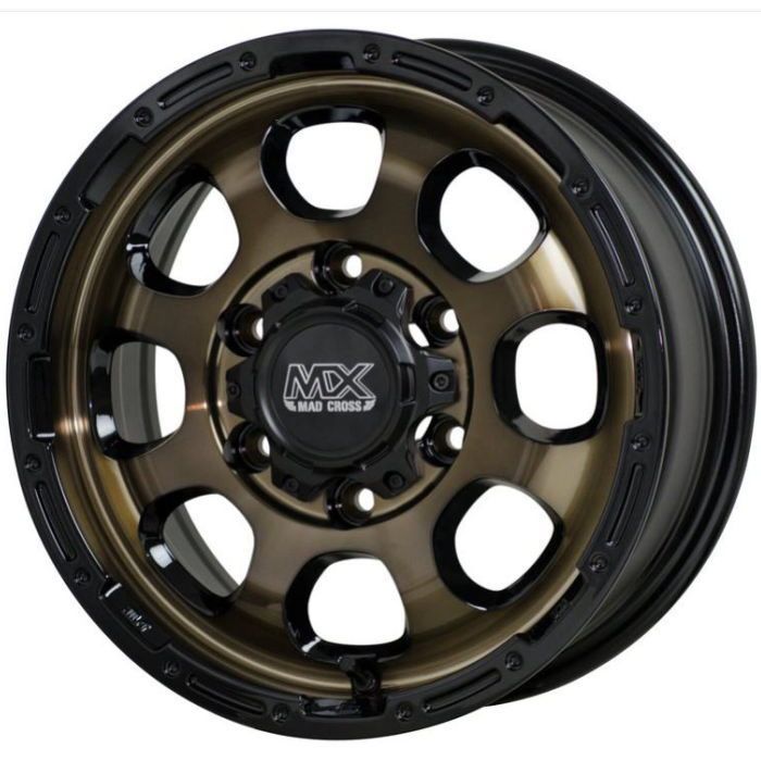 ホイール4本セット MAD CROSS GRACE ブロンズクリア 15インチ 6J 33 6H-139.7