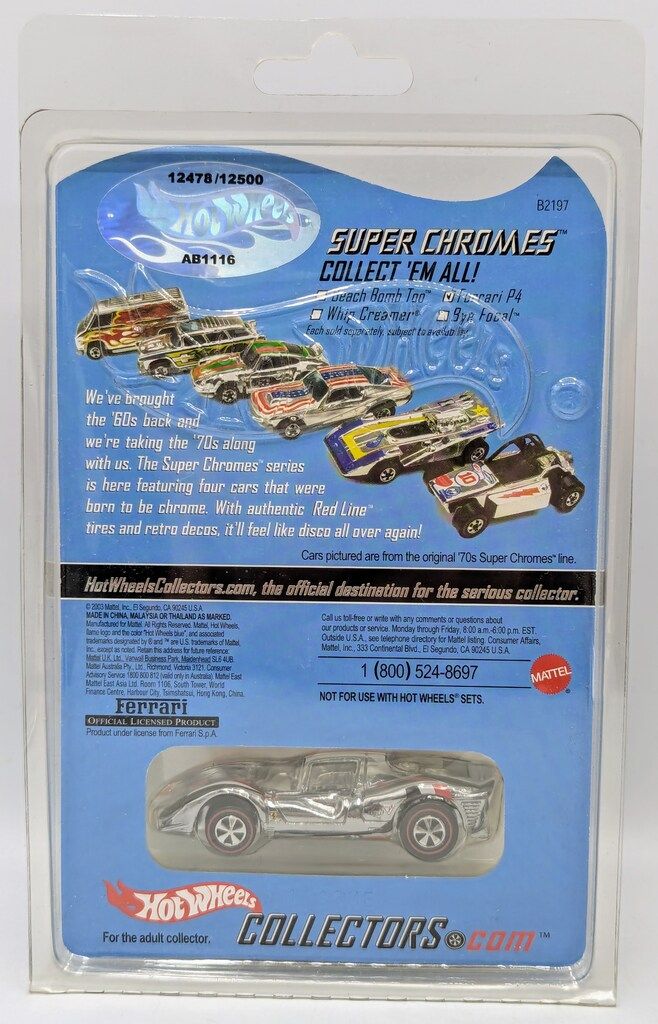 Hot Wheels Super Chromes Ferrari P4ホットウィール SUPER CHROMES
