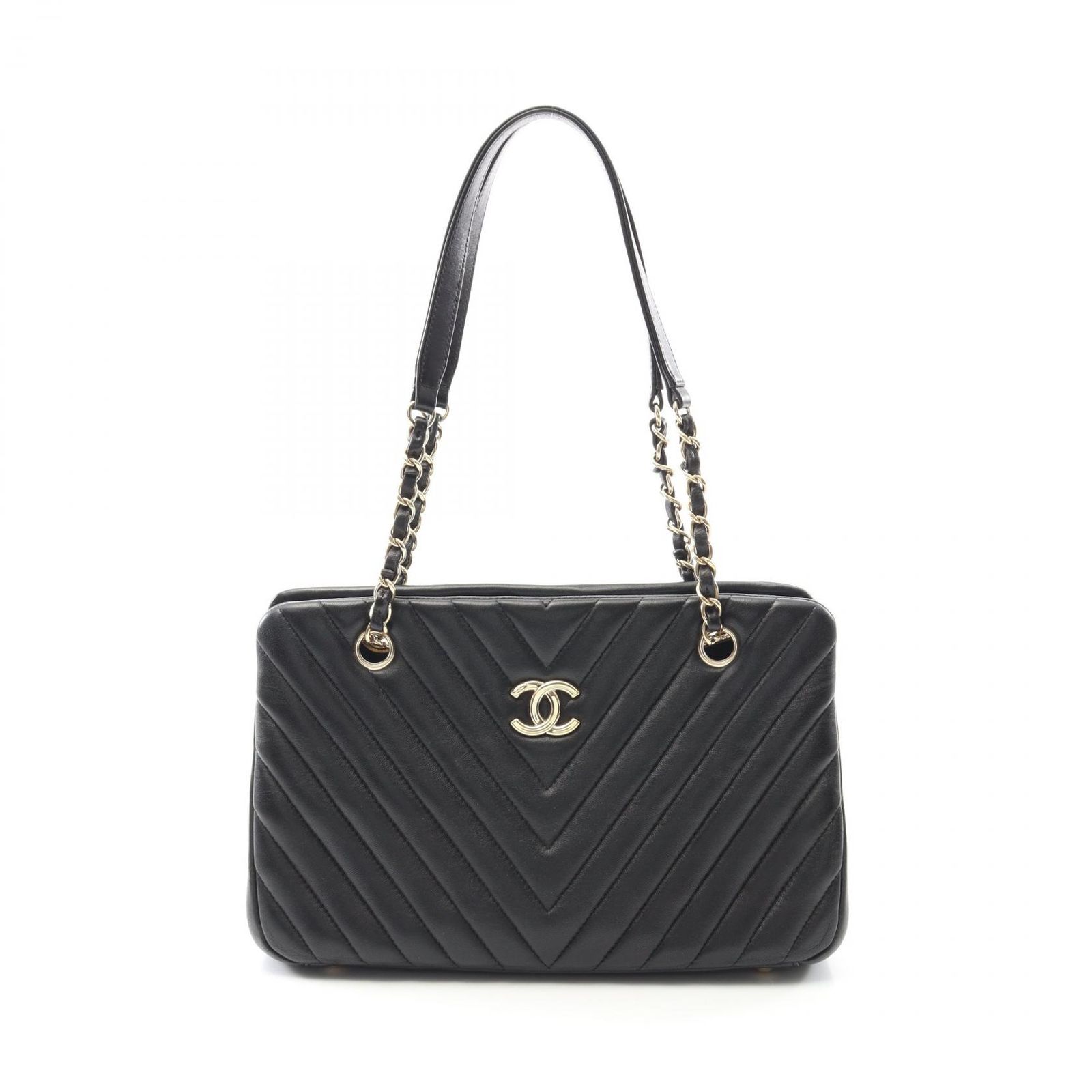 美品✨CHANEL Vステッチ シェブロン トートバッグ ラムスキン ブラック 楽天市場】【バッグ】CHANEL シャネル Vステッチ シェブロン