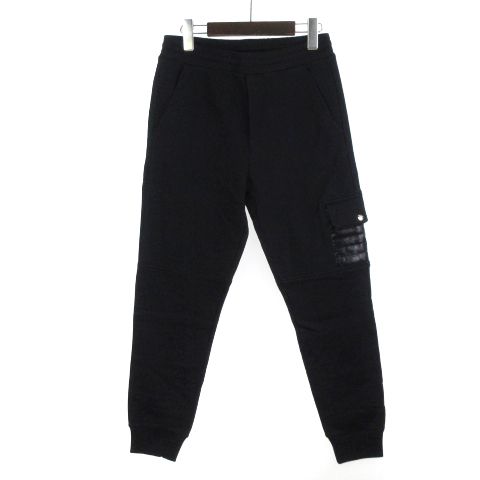 モンクレール MONCLER 18AW PANTALONE スウェット パンツ ロゴワッペン ポケット 裏起毛 ネイビー 12anni 152cm AA