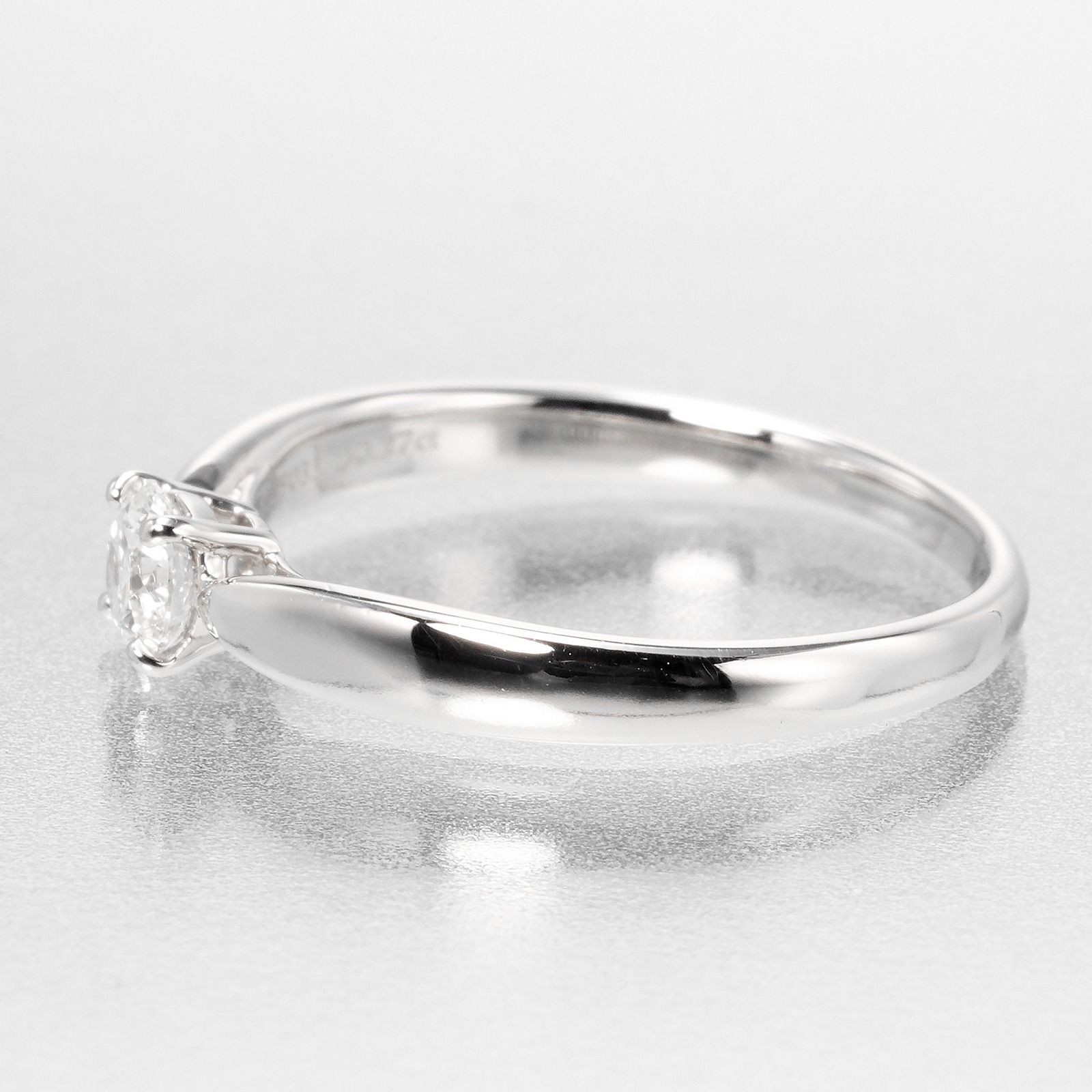 Tiffany 1円～ティファニー Pt ダイヤ リング 0.26ct ルシダ SELBY