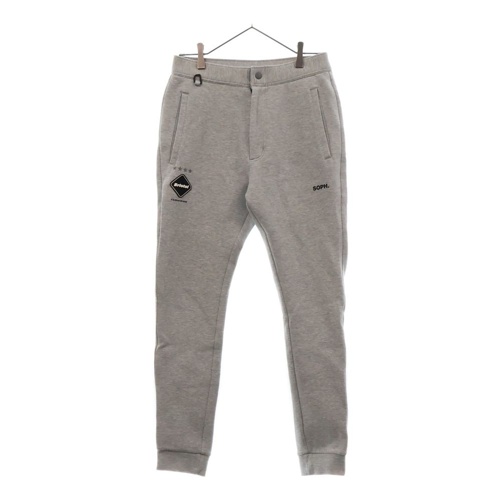 F.C.R.B.|F.C.Real Bristol|FCRB エフシーアールビー|エフシー ルブリストル ロゴラバー スウェットパンツ ジョガーパンツ グレー FCRB-189031