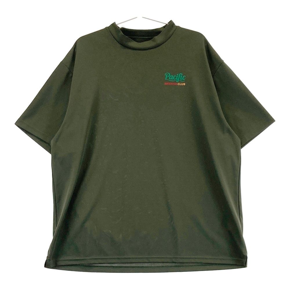 サイズ XL BRIEFING GOLF ブリーフィング ×Pacific GOLF CLUB 半袖モックネックTシャツ カーキ系 240101538347 ゴルフウェア メンズ ストスト