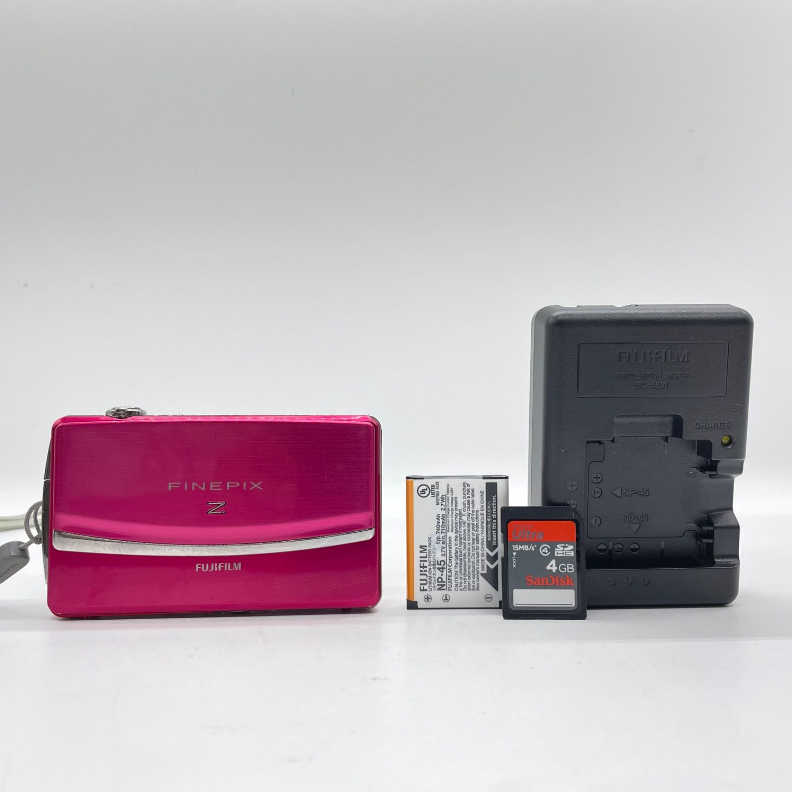 動作品 転送特典無料あり FUJIFILM FINEPIX Z90 PINK デジタルカメラ デジカメ コンデジ メーカー FUJIFILM