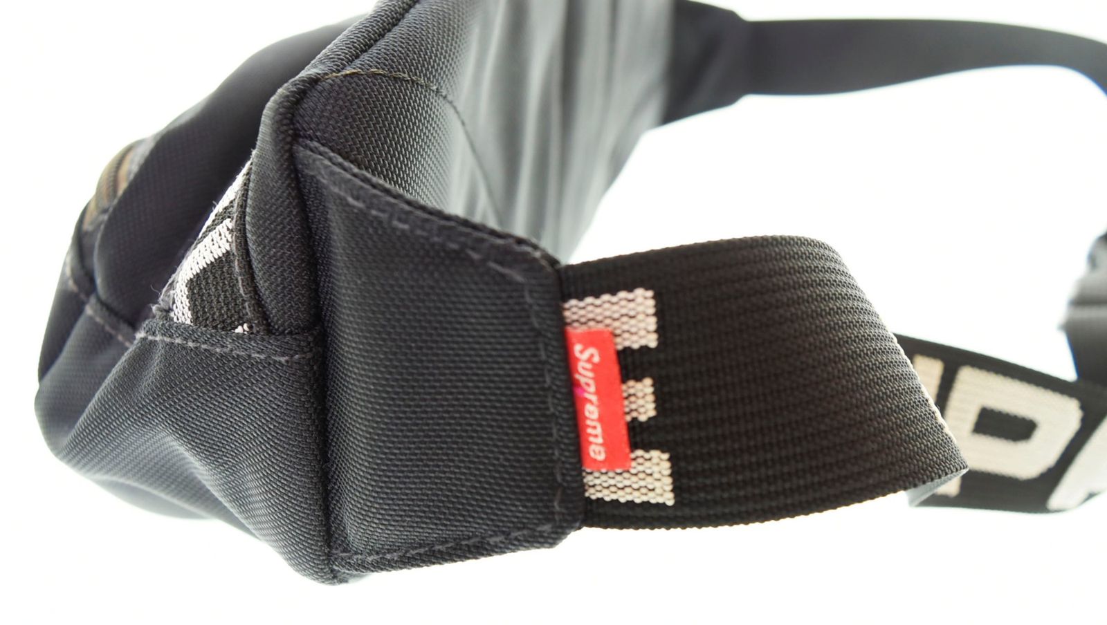 シュプリーム SUPREME 18SS Waist Bag ロゴ ウエストバッグ 黒 バッグ