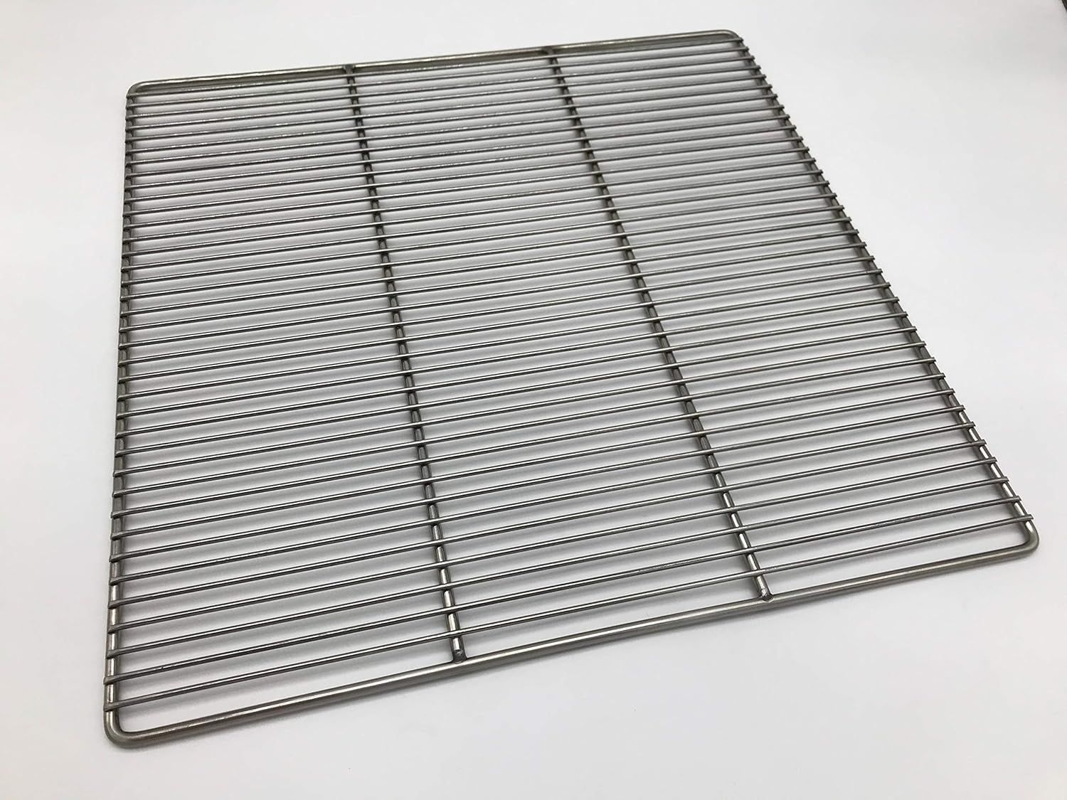 BBQ 焼き網 ステンレス 45×45cm 軽量1.6㎏ Heavy Duty ロストル ラージ 大型 正方形 450×450mm 軽くて強い 肉も焼ける 焚火台