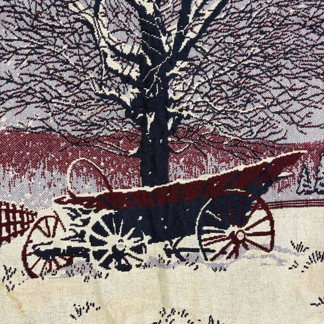 vintageラグ カーペット USA製 雪 ツリー リヤカー 1726 vintageラグ カーペット USA製 雪 ツリー リヤカー 1726 - メルカリ