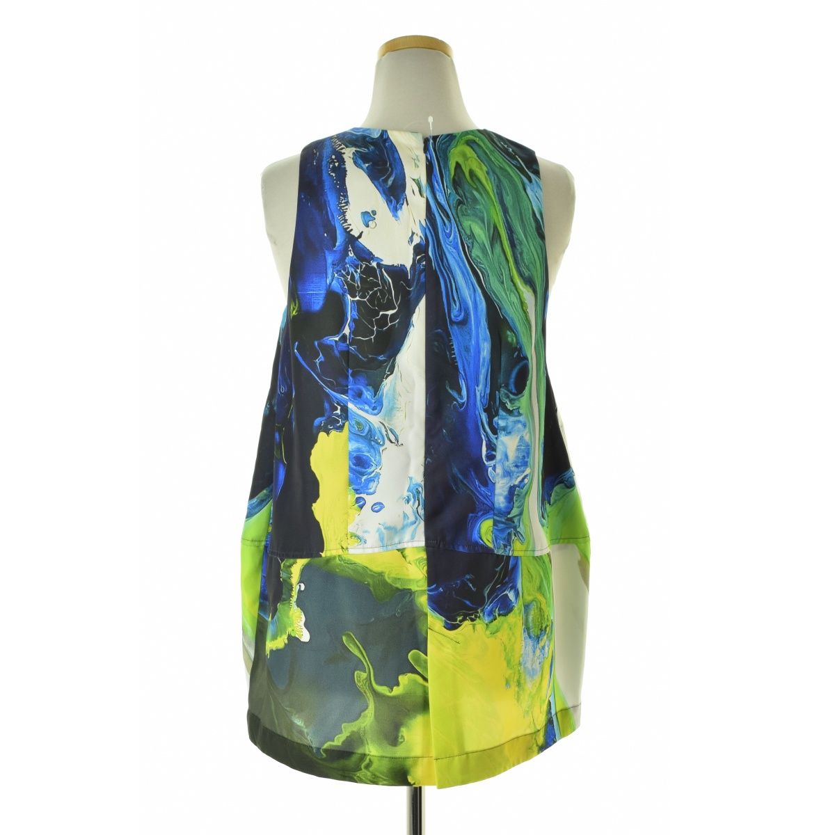 UN3D.×kanakosasaki 522310406101-01 リボーンコクーントップノースリーブチュニック