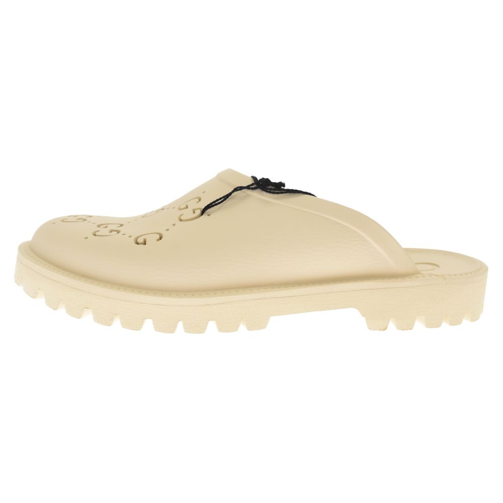 GUCCI (グッチ) パーフォレーテッドGG ラバー スリッポン