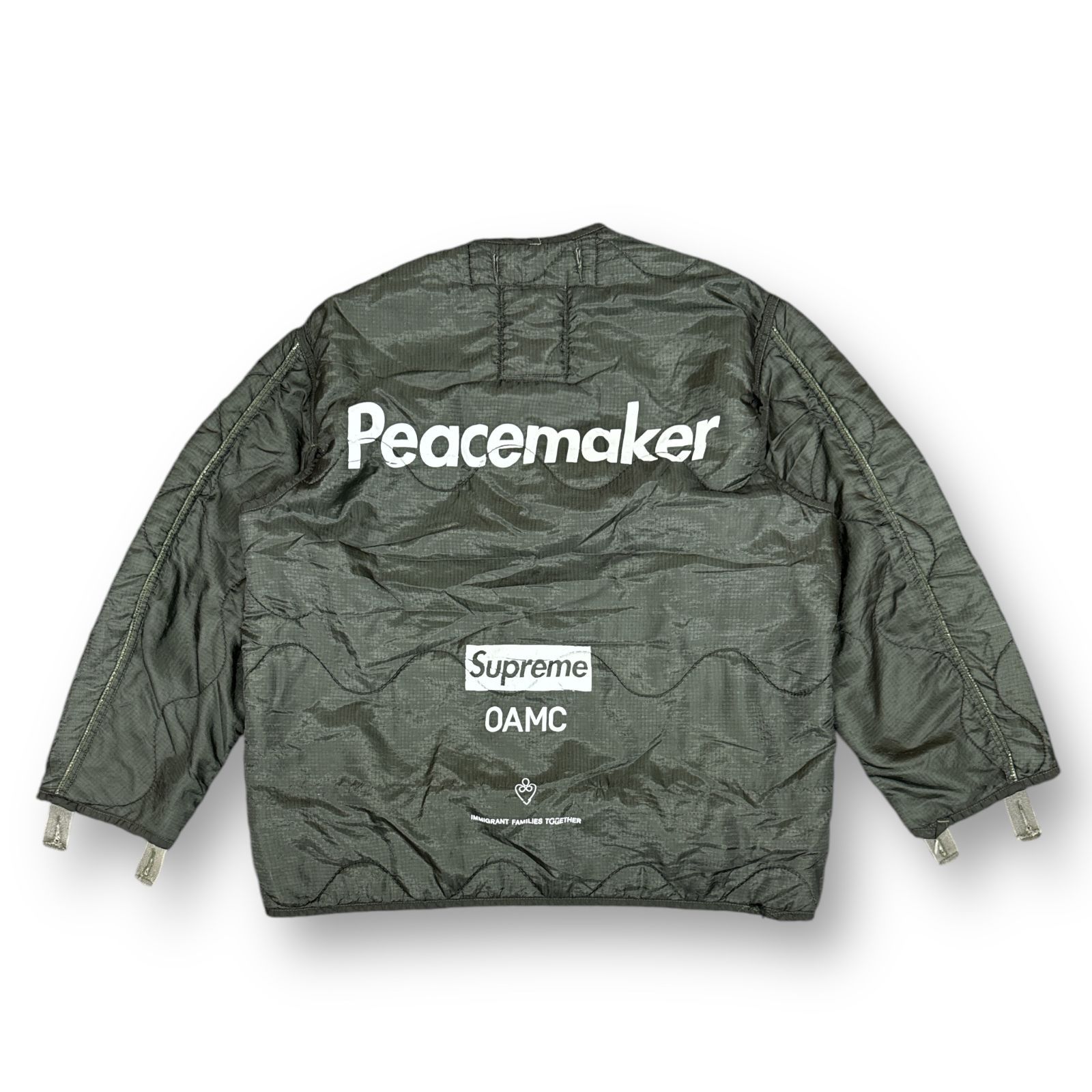 SUPREME × OAMC 19AW PEACEMAKER LINEAR JACKET プリント ライナージャケット シュプリーム オーエーエムシー  コラボ ブラック M 71033A7 - メルカリ