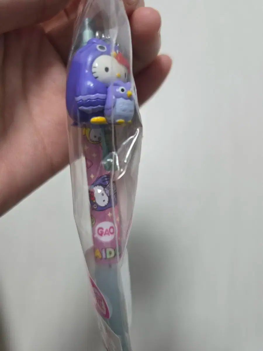 北海道 限定 紫 hello kitty(ハローキティ) ストラップ キーリング