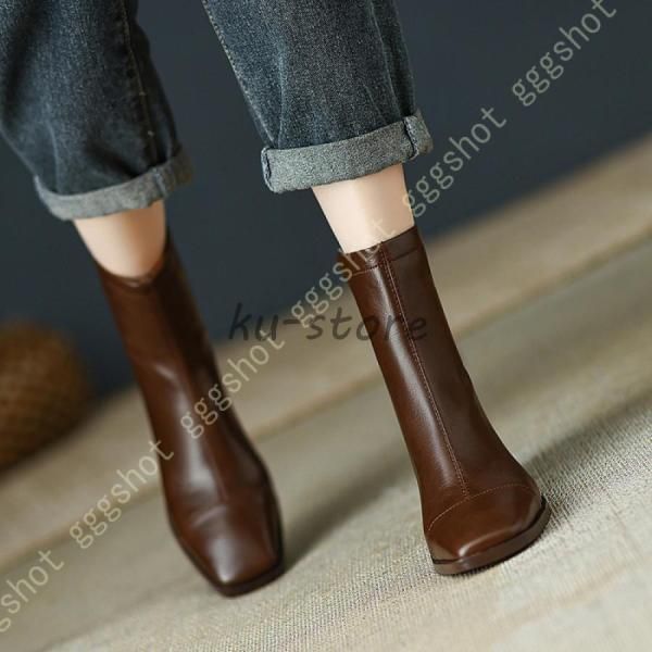 美品✨ フェラガモ ガンチーニ 型押し 【5C】 サイドジップ チャンキー