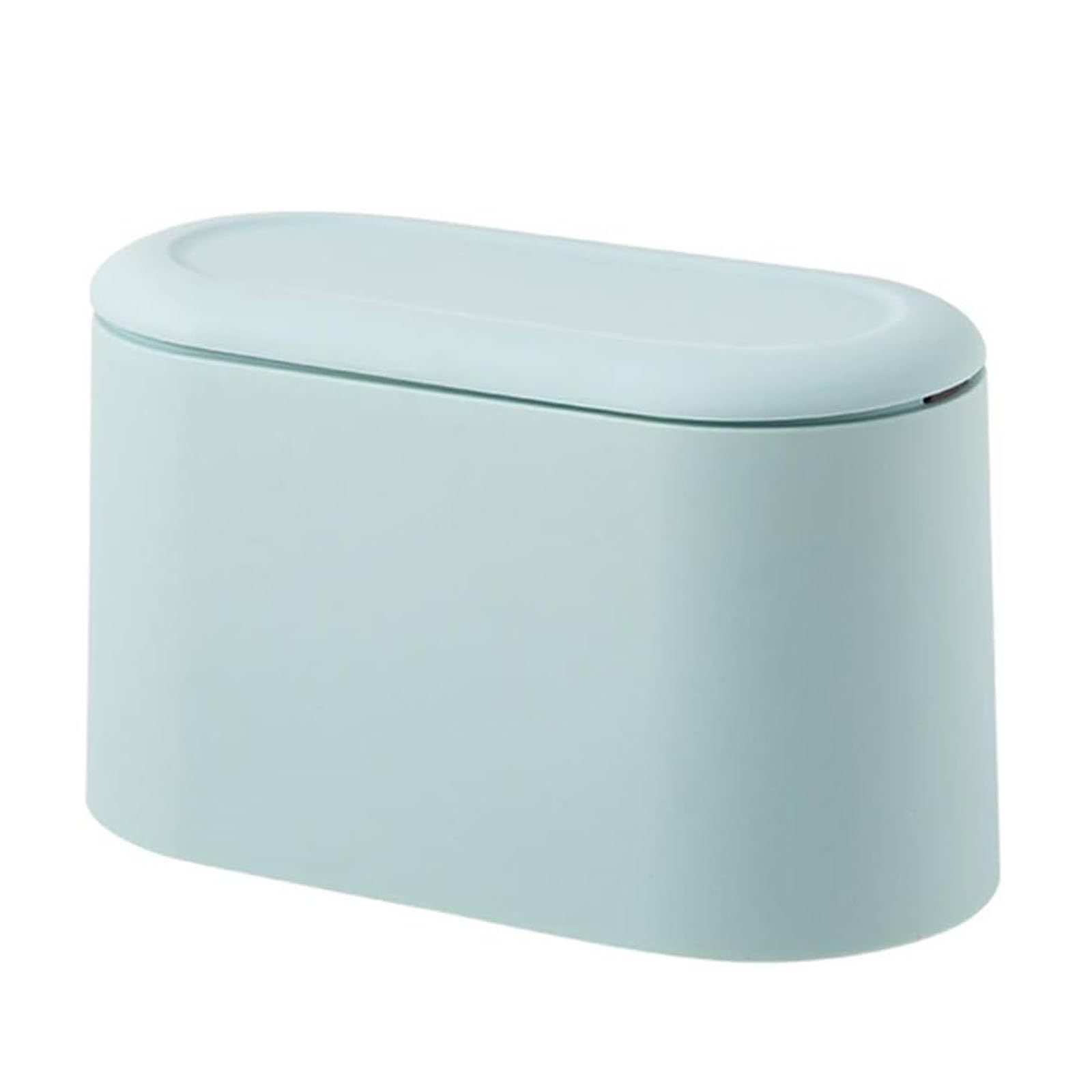 シンプル おしゃれ スリム 北欧 ミニ 洗面所 卓上ゴミ箱 リビング 小さい ダストボックス インテリア ふた付き 卓上用 ゴミ箱 グリーン Etravel