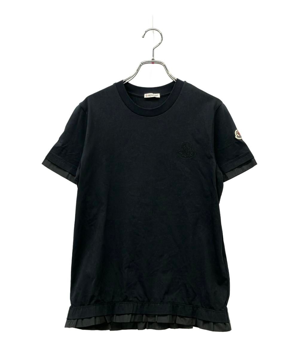 モンクレール 裾フリル半袖Tシャツ レディース SIZE XS MONCLER