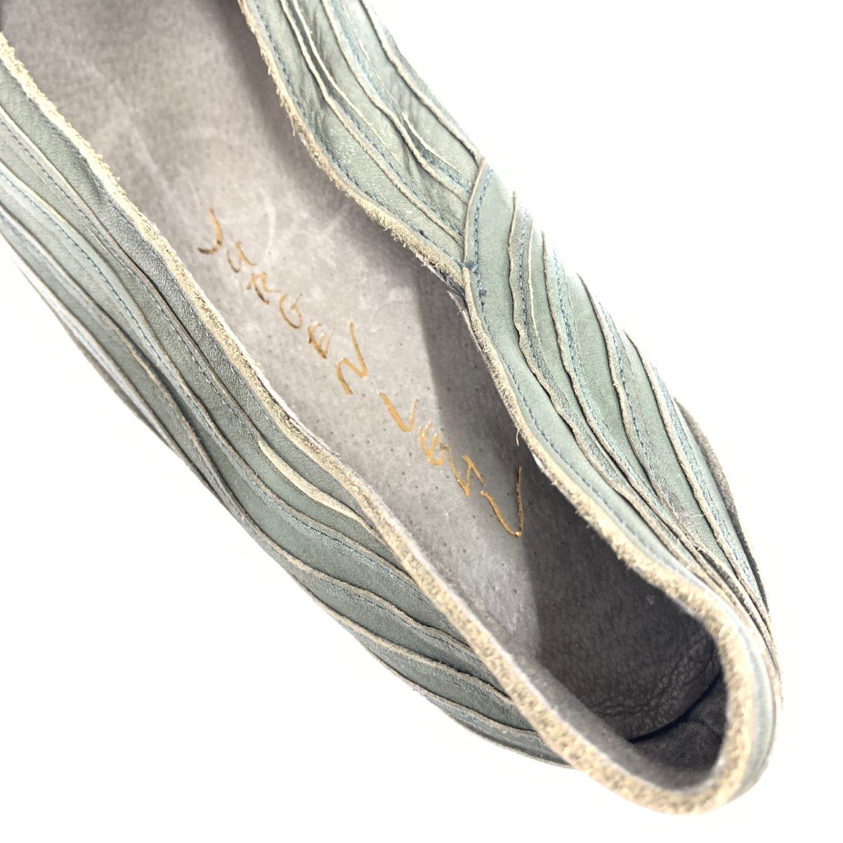 Jurgen Lehl ヨーガンレール 表記サイズ:23 ぐるぐるステッチシューズ