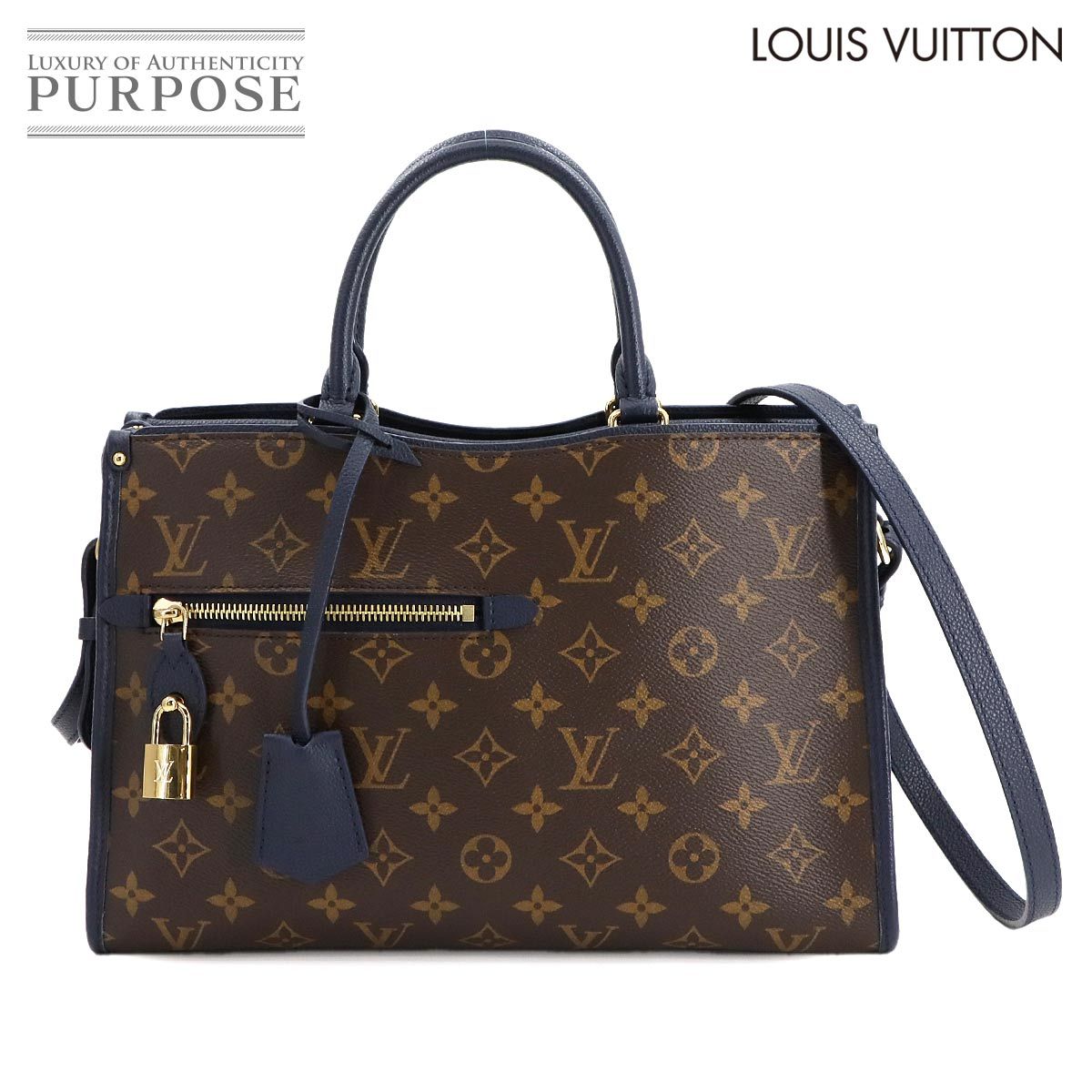 新品同様 ルイ ヴィトン LOUIS VUITTON モノグラム ポパンクール PM 